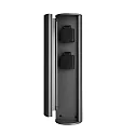 2-vejs socket tårn, IP44, 220-240V AC / 50-60Hz, støbt aluminium, uden belysning