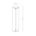 Deko-Light 2-vejs socket tårn, IP44, 220-240V AC / 50-60Hz, støbt aluminium, uden belysning