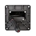 Deko-Light socket column PUKA MANA 2-fold, square, dark grey