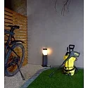 Deko-Light socket light column KUKUI PUKA 2-fold, square, switchable E27 IP54, dark grey 