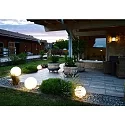 Deko-Light Decorative outdoor Ball luminaire 25, Ø 25cm, IP65 / IP44, E27 max. 20W, plastic PE , white