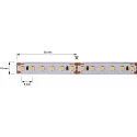 Deko-Light Flexible LED strip, IP20, 120 LED / m (SMD 2835), 24V, 94W 3000K 6610lm 120°, cRi >90, 10 meters