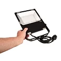 Deko-Light floodlight RF SMART FLOOD RGB+CCT swivelling, CCT Switch, with plug, RGB, ZigBee controllable IP65/IP44, anthracite dimmable