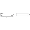 Deko-Light LED strømforsyning BASIC CC V8-40-500mA/40W konstant strøm, mørkegrå, sort