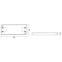Deko-Light LED strømforsyning FLAT CV UT12V/12W konstant spænding, sort