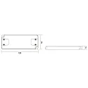 Deko-Light LED driver FLAT CV UT24V konstant spænding, omskiftelig, grå, sort