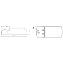 Deko-Light LED driver BASIC DIM CV 12V konstant spænding, dæmpbar, sort