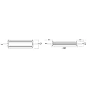 Deko-Light LED driver IP DIM CV 24V konstant spænding, dæmpbar, sølv