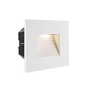 Dækning FIRKANTET / TRIN til LED Vægindbygningslampe LIGHT BASE II COB OUTDOOR, 10 x 10cm, strålevinkel 70°, hvid