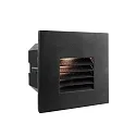 Dækning GRID til LED Vægindbygningslampe LIGHT BASE II COB OUTDOOR, 10 x 10cm, strålevinkel 65°, aluminium, sort