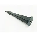 Jordspyd til Udendørs serie COLT, versioner 4 / 8W, M5 gevind, 17cm, aluminium, sort grå