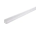 Profil til D FLEX LINE TOP LED Strip, 100cm, plast, gennemsigtig