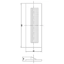 Deko-Light Dækning Trin til LED Vægindbygningslampe LIGHT BASE III OUTDOOR, hvid
