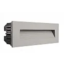 Dækning Trin til LED Vægindbygningslampe LIGHT BASE III OUTDOOR, grå