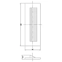 Deko-Light Dækning Trin til LED Vægindbygningslampe LIGHT BASE III OUTDOOR, grå