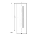 Deko-Light Dækning Vindue blind til LED Vægindbygningslampe LIGHT BASE III OUTDOOR, sort