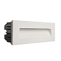 Dækning Skråt til LED Vægindbygningslampe LIGHT BASE III OUTDOOR, hvid