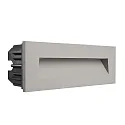 Dækning Skråt til LED Vægindbygningslampe LIGHT BASE III OUTDOOR, grå