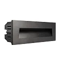 Dækning Skråt til LED Vægindbygningslampe LIGHT BASE III OUTDOOR, sort