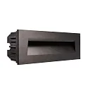 Dækning Afrunding til LED Vægindbygningslampe LIGHT BASE III OUTDOOR, sort