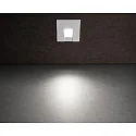 Deko-Light Cover SQUARE for recessed LED wall luminaire ALWAID, white