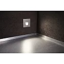 Deko-Light Dækning FIRKANTET til LED Vægindbygningslampe ALWAID, grå