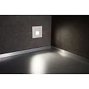 Deko-Light Dækning FIRKANTET Trin til LED Vægindbygningslampe ALWAID, hvid