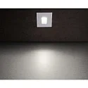 Deko-Light Dækning FIRKANTET Trin til LED Vægindbygningslampe ALWAID, hvid