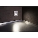 Deko-Light Dækning FIRKANTET Øje til LED Vægindbygningslampe ALWAID, grå