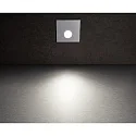 Deko-Light Dækning FIRKANTET Øje til LED Vægindbygningslampe ALWAID, grå