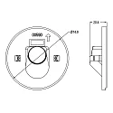 Deko-Light Cover ROUND Eye for recessed LED wall luminaire ALWAID, white