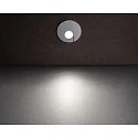 Deko-Light Dækning RUND Øje til LED Vægindbygningslampe ALWAID, grå