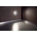 Deko-Light Dækning RUND Trin til LED Vægindbygningslampe ALWAID, hvid