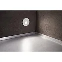 Deko-Light Dækning RUND til LED Vægindbygningslampe ALWAID, hvid