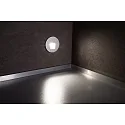 Deko-Light Dækning RUND til LED Vægindbygningslampe ALWAID, grå