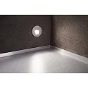 Deko-Light Dækning RUND til LED Vægindbygningslampe ALWAID, grå