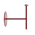 Wall holder for magnetic luminaire MIRAM, B/H: 8,5cm/9,6cm, red