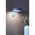 Deko-Light Wall holder for magnetic luminaire MIRAM, B/H: 8,5cm/9,6cm, blue