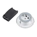 pendel adapter Ø DA 68MM / RECESSED rund, indbygget version, trafik hvid