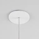 pendel adapter Ø DA 68MM / RECESSED rund, indbygget version, trafik hvid