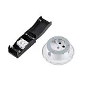 pendel adapter Ø DA 68MM / RECESSED rund, indbygget version, trafik hvid