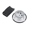 Deko-Light pendant luminaire adapter Ø DA 68MM / RECESSED round, built-in version, deep black