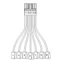 Deko-Light tilslutningsstikdåse SANOTRUNK UNIVERSAL WAGO 267-501 DALI styrbar
