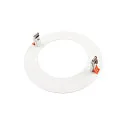 reducing ring 240/180MM round, mechanical, built-in version, traffic white
