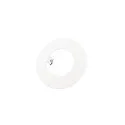 reducing ring 130MM / 70MM / CUTOUT 95MM round, mechanical, built-in version, signal white