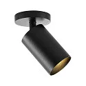 Deko-Light overflademonteret hus CAN MIX'N MATCH 1/2 - SPOT HEAD (CEILING / 3PHASE) cylindrisk, stiv, mekanisk, sort