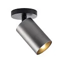 Deko-Light surface mounted housing CAN MIX'N MATCH 1/2 - SPOT HEAD (CEILING / 3PHASE) cylindrical, rigid, mechanical, anthracite