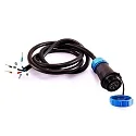 Cable system Weipu HQ 12/24/48V feed-in cable 4-poles