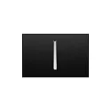 AU-01-08, flad U-Profil til 8 - 9,3 mm LED Strips, 100cm