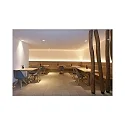 Deko-Light AU-01-10, flad U-Profil til 10 - 11,3 mm LED Strips, 100cm, anodiseret aluminium